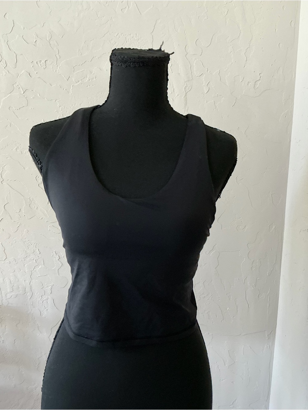 Athleta Black Women's Scoop Neck Tank Top - Classic Knit